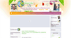 Desktop Screenshot of eletero-haz.hu